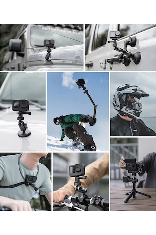 Pgytech P-gm-223 Caplock Spor Kamera Emme Kaidesi Araç Ön Camı Pencere Braketi Tutucu Gopro / Djı