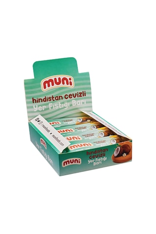 Hindistan Cevizli Yer Fıstığı Barı, 40 G X 12 Adet