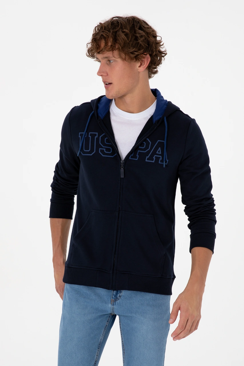U.s. Polo Assn. Erkek Lacivert Hırka Örme 50313719-vr033 Lacivert