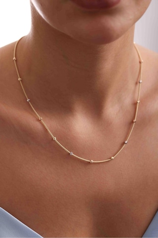 Gianfranco Kalın Zincirli 3 Renk Dorika Kolye