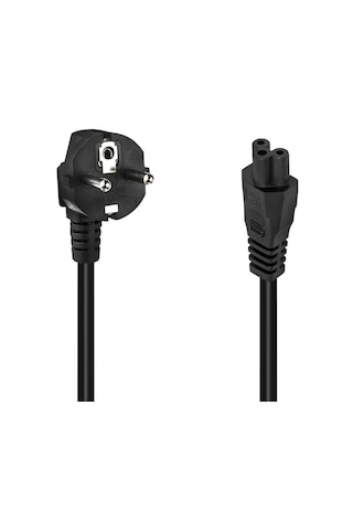 Ayt Rc-901 3x0.75 Mm Siyah 1.5 Metre Notebook Laptop Power Elektirik Kablosu Yonca Kablo