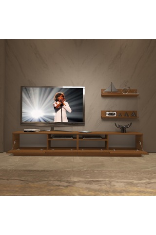 Decoraktiv Trendstyle 220r Slm Tv Ünitesi Tv Sehpası Ceviz