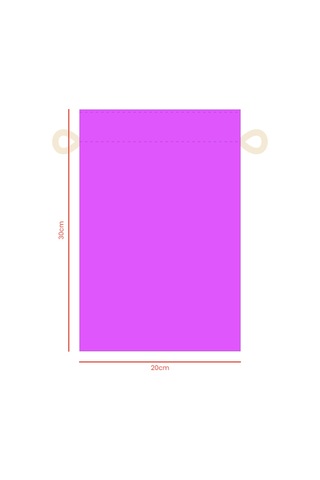Baghashtag Pembe Bez Kese 20 Cm X 30 Cm Çok renkli