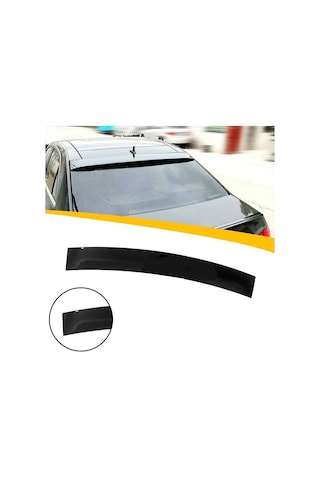 Mercedes E W212 Cam Üstü Spoiler Parlak Siyah Spoyler Plastik İthal 2009-2016