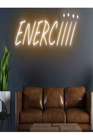 Enerciii - Led Dekoratif Duvar Aydınlatması Neon Duvar Yazısı Sihirli Led Mesajlar