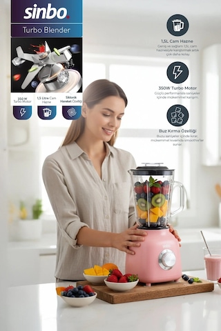Sinbo SHB-7516 1.5 L Turbo Smoothie Blender