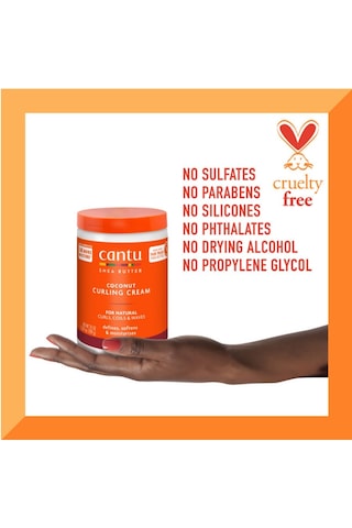 Cantu Doğal Saçlar İçin Hindistan Cevizli Bukle Yapıcı Saç Kremi 709 G