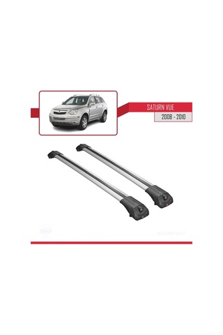 Saturn Vue Opel Antara 2008-2010 Arası İle Uyumlu Ace-1 Ara Atkı Tavan Barı Gri