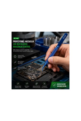Rt-15c Titantum Alaşımlı Profesyonel Eğik Entegre Cımbızı
