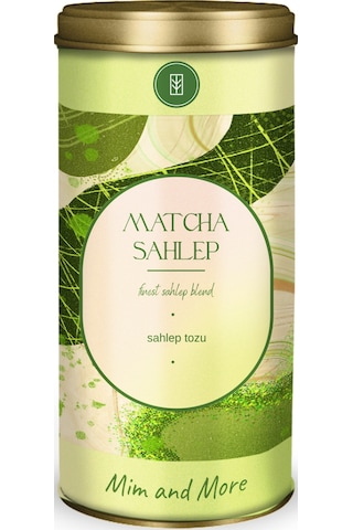 Matcha Salep Tin, 200 Gr