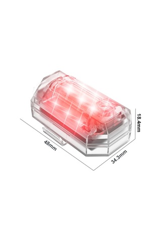 M3 Titreşim Algılama Motosiklet Bisiklet Uçak Patlama Işıkları Seyir Yanıp Sönen Anti-arka Uç Çarpışma Işığı 7 Renk