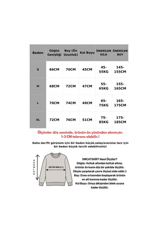 Afri Kadın Oversize Beyaz Sweatshirt 3 İplik Şardonlu Kapüşonlu Cepli Rahat Kalıp Beyaz