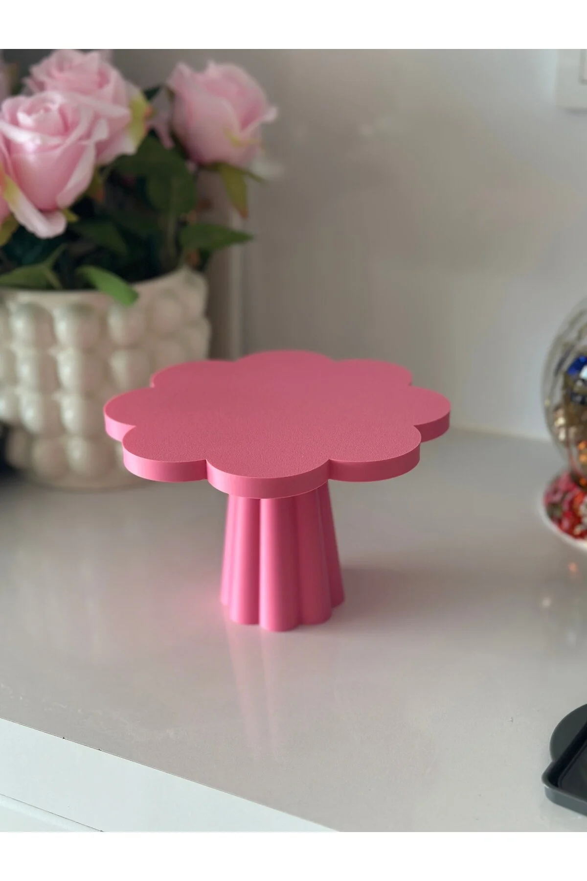 Cupcake Standı Sunum Standı 17 Cm Pembe