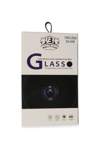 Cosmotex Newface Apple, Uyumlu iPhone 14 Pro Max Bilvis Titan Kamera Lens - Gümüş