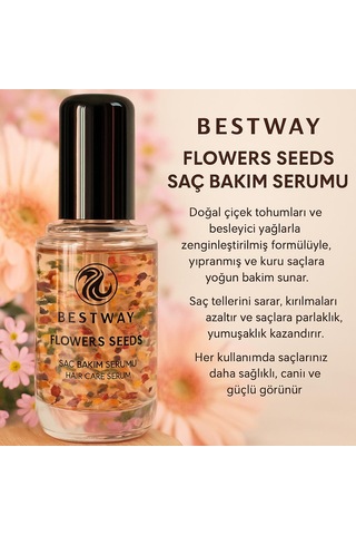 Bestway Kuaför Çiçek Tohum Özlü Saç Serum