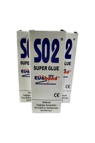 S02 Japon Yapıştırıcı Süper Hızlı Yapıştırıcı 20gr
