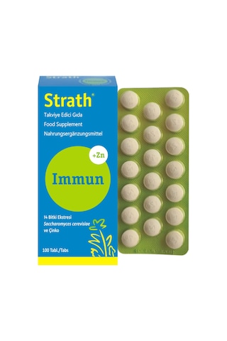Strath Immun Zinc Tablet Ambalaj 100 Tablet