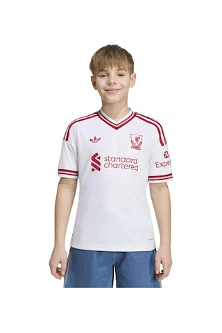 Adidas Çocuk Forma Liverpool Fc 26/27 Away Jersey Kids Kb8302 Beyaz