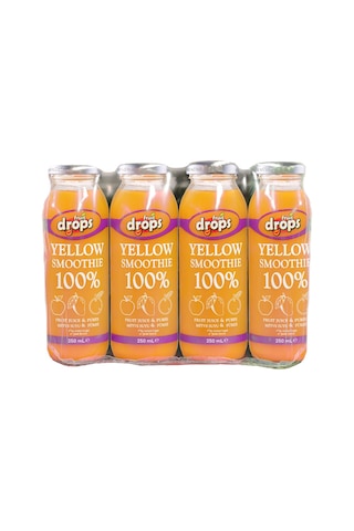 Fruit Drops 100% Yellow Smoothie 12 x 250 ML