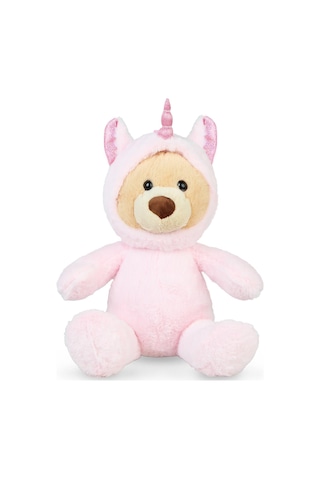 Halley Oyuncak Boynuzlu Ayı 40 Cm - Pembe Standart Pembe