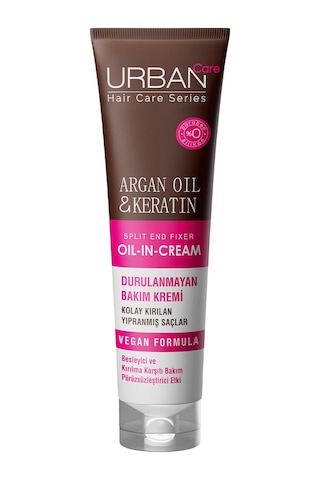 Urban Care Argan Oil & Keratin Kırılma Karşıtı Durulanmayan Saç Kremi 150 ML