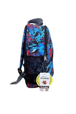 Newbag Örümcek Desenli Erkek Anaokulu Sırt Çantası-laci Kırmızı