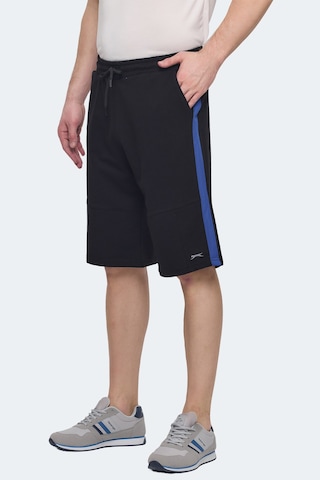 Slazenger Polona I Erkek Cepli Kapri Siyah Şort Siyah