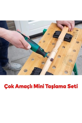 Tedar Gravür Seti 105 Parça Matkap Dramel Makine Uyumlu Kalıpçı Taşlama Zımparalama Polisaj Fırçalama Seti Najm