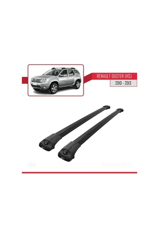 Renault Duster Hs 2010-2013 Arası İle Uyumlu Ace-1 Ara Atkı Tavan Barı Siyah