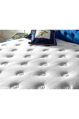 Nironyatak Dream Yatak 80X200 Tek Kişilik Çift Pedli Ekstra Lüks Yatak 34 Cm