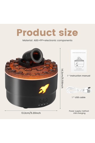 Geeksen Masaüstü Aromaterapi Nemlendirici: 2 Sprey Modu, Zamanlama Ve 7 Renkli Led Işık Fonksiyonu İle Ev Ve Ofis İçin Konfor Ortamı Oluşturucu