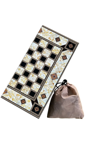 Marble Mermer Desenli Kaplama Tavla Orta Boy 44 X 44 Cm