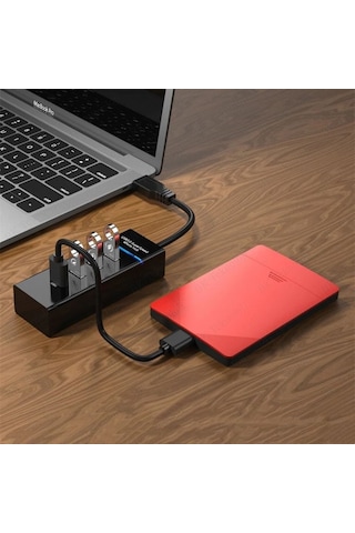 BK Teknoloji 4 Port USB 3.0 Çoğaltıcı Çoklayıcı Hub Siyah