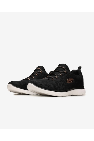 Skechers Summits - Leopard Spot Kadın Siyah Spor Ayakkabı 149037 Bkrg Siyah