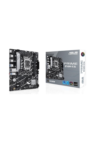 Asus Prime B760M-R D4 Intel B760 5333 MHz (OC) DDR4 Soket 1700 mATX Anakart