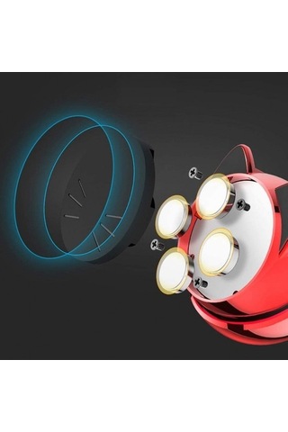 Makine Tutucu Kedi Şekli Manyetik Araba 360 Derece Evrensel Tutucu - Kırmızı