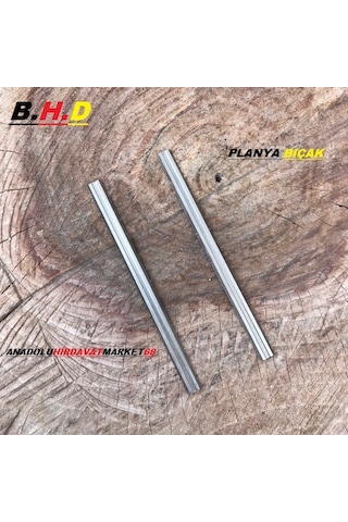 Bhd Elektrikli Planya Bıçagı 2 Adet Çelik Planya Bıçak 82mm