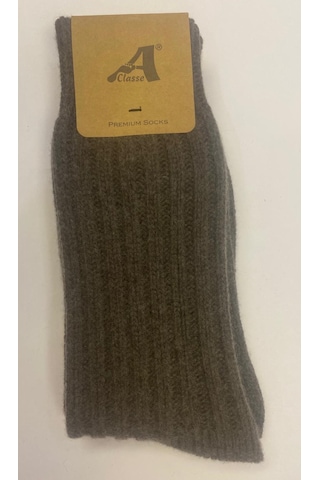 Setkek8068x2 Kl Kahve-laci Kalın Cashmıre Erkek Çorap Lacivert