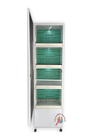 İstanbul Kafes Model 1D Pvc Kuş Dolabı