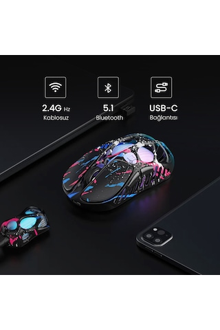 Gravastar Mercury V75 Pro Hall Effect, Rapid Trigger 8.000 Hz Kablolu Manyetik Klavye + Xpro 32.000 Optik