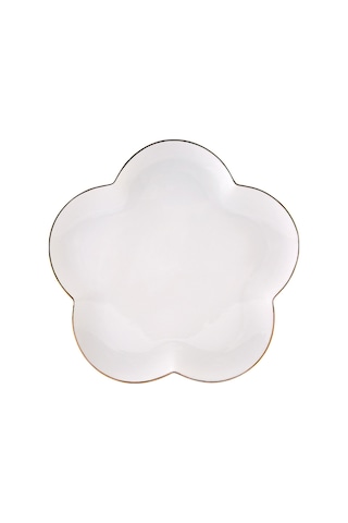 Emsan 6 Kişilik 32 Parça Çiçek Kahvaltı Takımı Beyaz