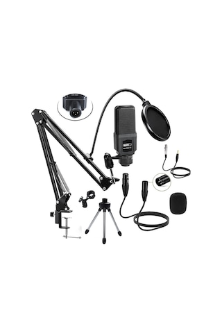 Midex Gm-pro-st Profesyonel Condenser Stüdyo Kayıt Mikrofon Paketi