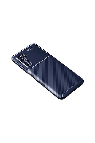 Huawei P40 Lite 5g Kılıf Zore Negro Silikon Kapak Lacivert