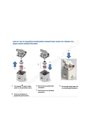 Su Kaçağı Aparatı Yedek Pedi