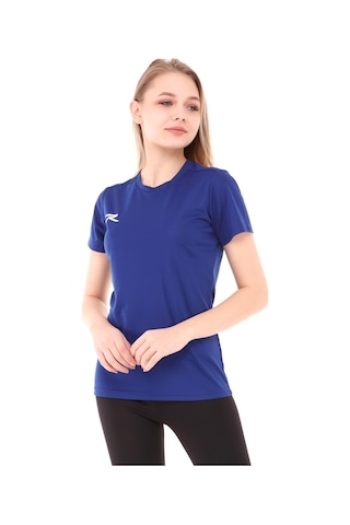 Raru Kadın Basic T-Shirt Rula Lacivert