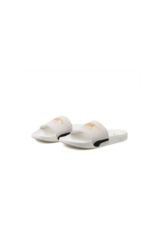 Puma Leadcat 2.0 Suede Classic Unisex Terliği 38487202 Beyaz 001