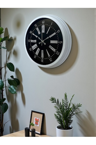 Elegance White 40 Cm Metal Duvar Saati Diğer
