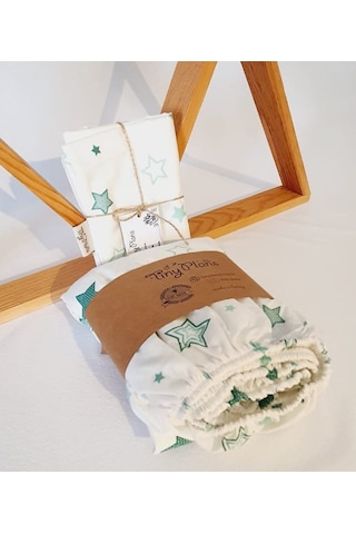 Tiny Plans Lastikli Bebek Çarşafı - Yastık Kılıfı 70x110 Cm