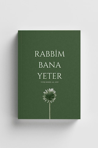 Rabbim Bana Yeter İslami Defter Ayet-hadisli Çok Renkli