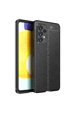 Samsung Uyumlu Galaxy A73 Kılıf Zore Niss Silikon Kapak Siyah